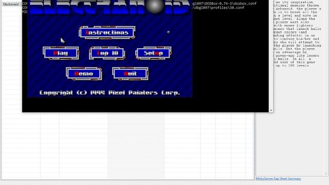 Electranoid [MS DOS] Some Music on IBM PC Speaker смотреть онлайн