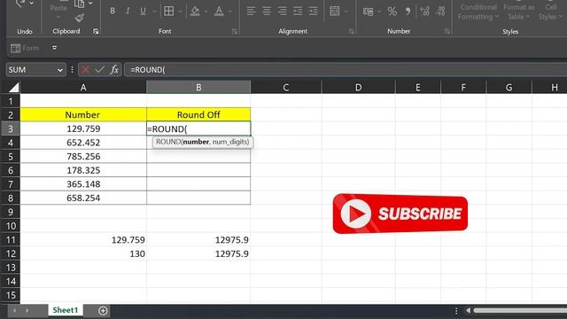 MS Excel me Round Formula Hindi | Round Off Formula in Excel смотреть онлайн