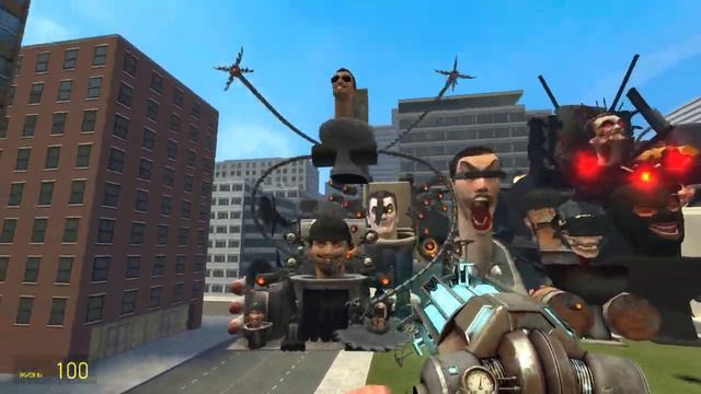 TV MAN UPGRADED, CAMERAMAN TITAN AND SPEAKERMAN VS 1-70 SKIBIDI TOILET BOSSES (Garry's Mod)