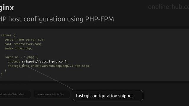PHP host configuration using PHP-FPM смотреть онлайн