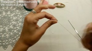 МК Браслет Фриволите. Простая и быстрая схема. Tatting bracelet. Simple and fast scheme.