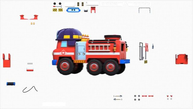 SuperWings Sparky Assemble toy | Fire truck | Super wings toys смотреть онлайн