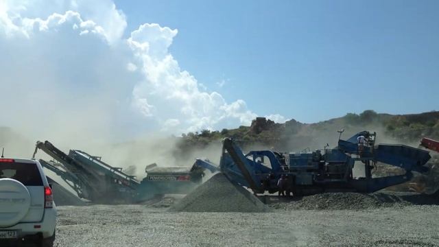 Новая техника производства щебня в Крыму смотреть онлайн
