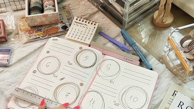 ?️?Ежедневник на сентябрь!!?/ Оформляю и заполняю/ Plan with me/ Bullet journal смотреть онлайн