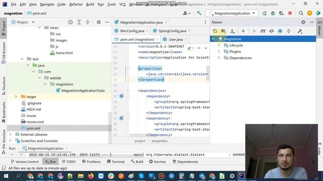 Приложение на SpringBoot с нуля. Lesson-17. h2console смотреть онлайн