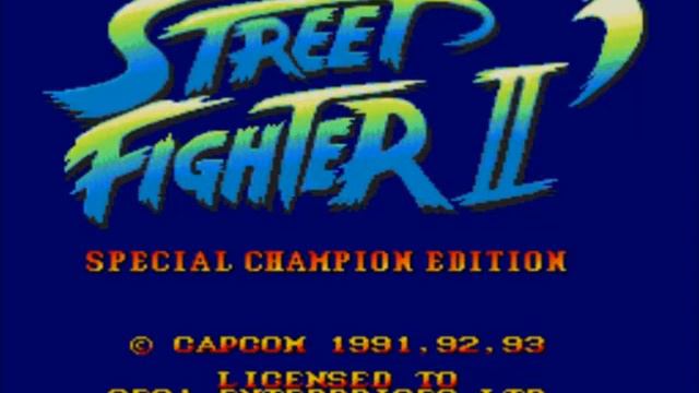 Street Fighter II : Special Champion Edition Sega Genesis Intro смотреть онлайн