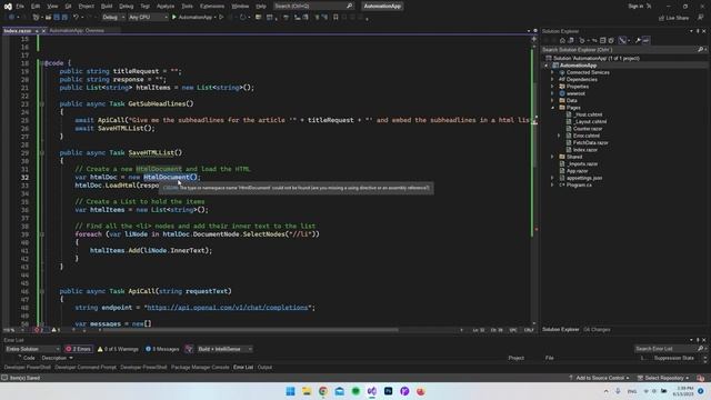 Create articles using ChatGPT API and C# смотреть онлайн