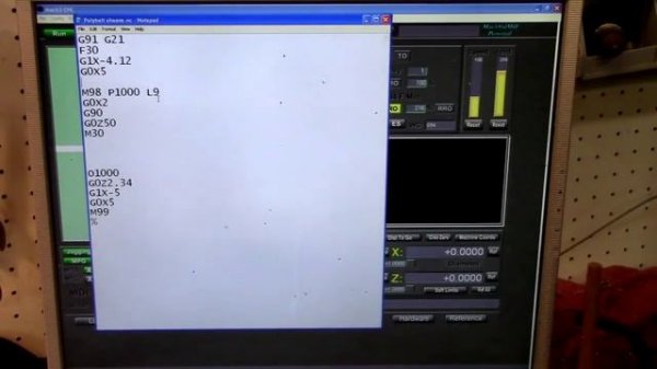 G-Code Subroutine Loops - An example using Mach3