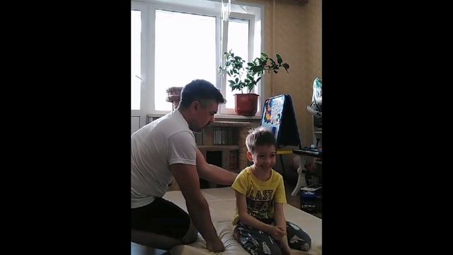 Детские тренировки по айкидо дома. Часть 1 смотреть онлайн