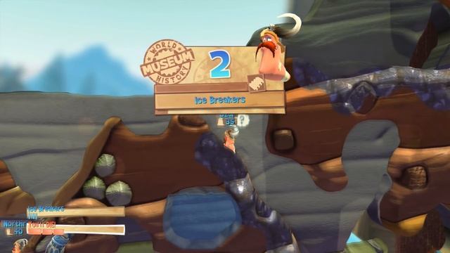 Worms Battlegrounds Story Mission 10 Walkthrough: Worm On Trap смотреть онлайн