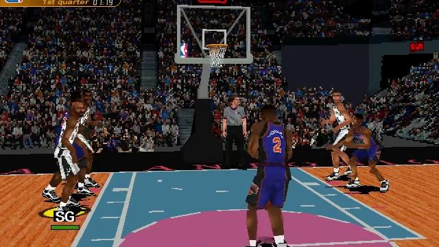 gameplay NBA Inside Drive 2000 classic game смотреть онлайн
