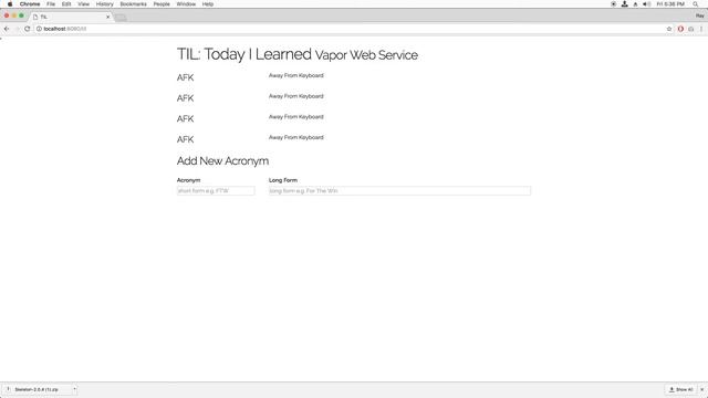 Server Side Swift 3 with Vapor: Making a Web App - raywenderlich.com смотреть онлайн