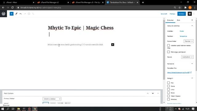 How To Upload Video Use Cpanel For Wordpress смотреть онлайн