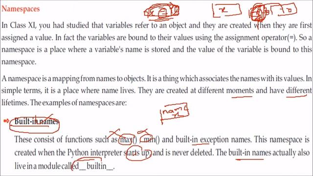 NAMESPACES IN PYTHON | NAMESPACES | WHAT ARE NAMESPACES IN PYTHON LANGUAGE смотреть онлайн