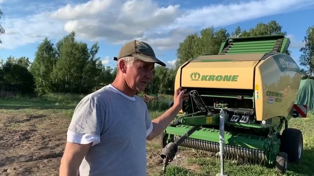 Первые 520 рулонов на прессе Krone - сравниваем c Rollant 250 смотреть онлайн