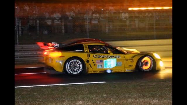 Corvette Racing C6.R Mulsanne Straight 190+ MPH 2005 24 Hours of Le Mans смотреть онлайн