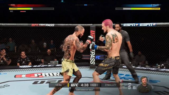 Полный бой Шон Омэлли - Марлон Вера на UFC 299: легендарный бот UFC5 смотреть онлайн