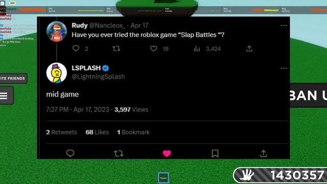 I Asked DOORS Owner What He Thinks About Slap Battles... смотреть онлайн