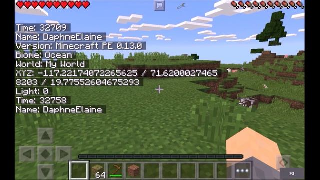 [0.13.0] Coordinates in MCPE! - F3 Mod - Minecraft PE (Pocket Edition) смотреть онлайн