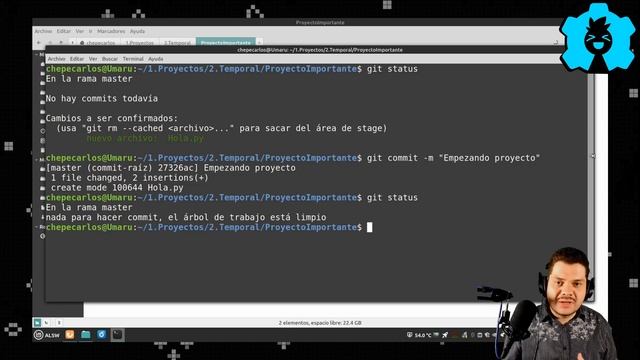 ? Aprende comandos Basicos Terminal para GIT | Curso parte 4 смотреть онлайн