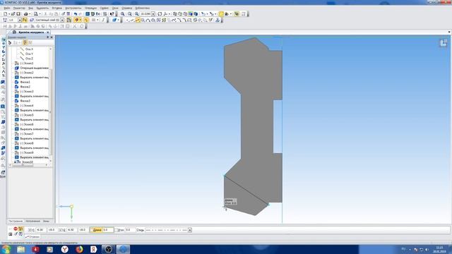 Изготовление крепежа молдинга Ford Granada