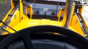 JCB 4CX - Органы управления, расстановка кабины экскаватора-погрузчика