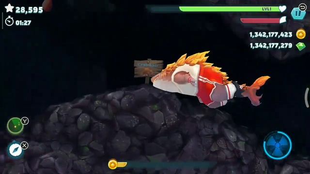 Hungry Shark Evolution - All Crab Bosses (Boss Fights) Magma jira смотреть онлайн