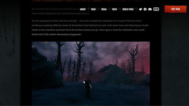 Valheim Ashlands Outer Terrain Looks Amazing!!! смотреть онлайн