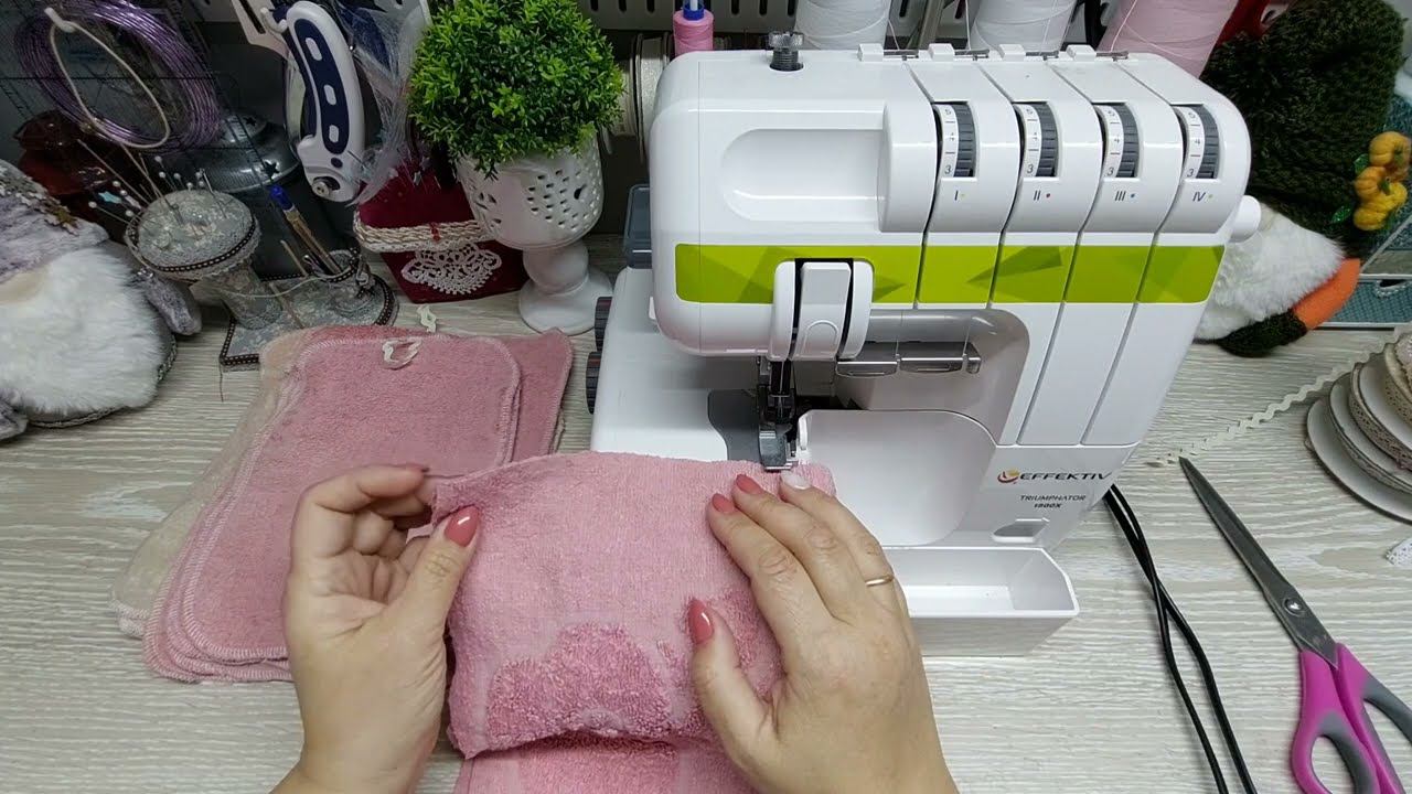 Перерабатываю старые махровые полотенца в полезные салфетки для дома... смотреть онлайн