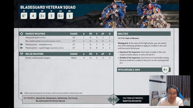 Warhammer 40k รีวิวการใช้งาน Bladeguard Veteran Squad смотреть онлайн