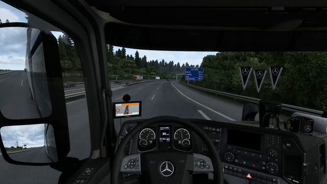 ETS2 1.40 - ProMods 2.55 - Mercedes-Benz Actros 1842 MPIV - Trip: Munich - Magdeburg
