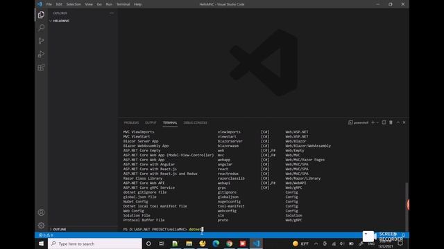 How to create ASP.NET Core Web App MVC project with Visual Studio Code смотреть онлайн