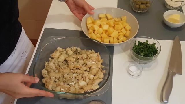 ТРЕСКА ЗАПЕЧЁННАЯ С КАРТОФЕЛЕМ ПОД СОУСОМ БЕШАМЕЛЬ. ТРАДИЦИОННОЕ ПОРТУГАЛЬСКОЕ БЛЮДО #треска смотреть онлайн