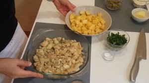 ТРЕСКА ЗАПЕЧЁННАЯ С КАРТОФЕЛЕМ ПОД СОУСОМ БЕШАМЕЛЬ. ТРАДИЦИОННОЕ ПОРТУГАЛЬСКОЕ БЛЮДО #треска