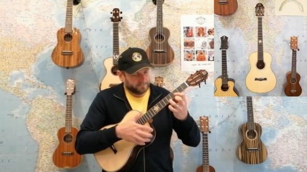 GCEA Tuning on a Baritone Ukulele - Low and High G Demonstration