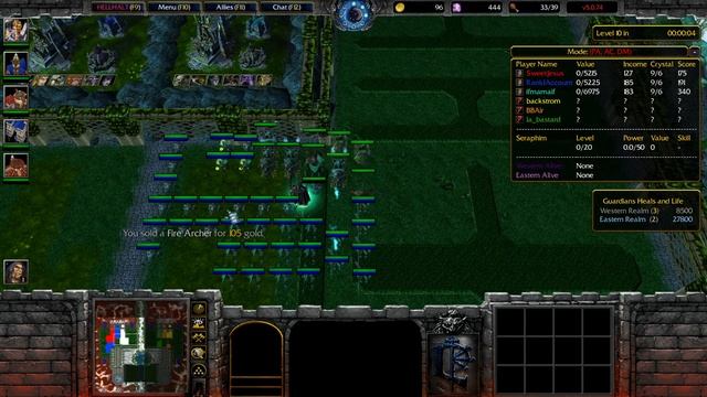 Warcraft 3 Classic HellHalt TD Competitive #194 hold and win 17 смотреть онлайн