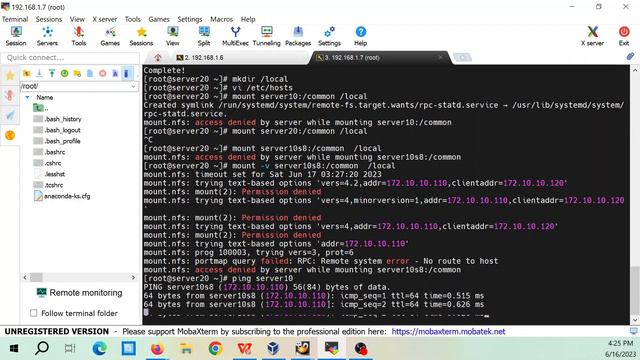 Linux Redhat lab: Mount Share on NFS Client смотреть онлайн
