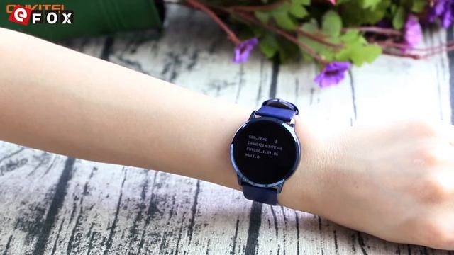 OUKITEL W1 Color Round Screen Blood Oxygen Pressure Heart Rate Long Standby Smart Watch смотреть онлайн