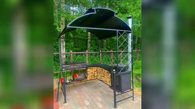 Беседка-мангал "Лондон-1" по т.8-495-764-44-02 или https://mos-mangal.ru/?p=19765 #мангал смотреть онлайн