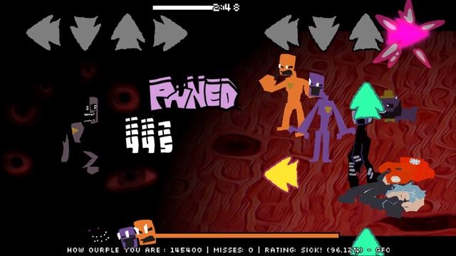 FNF Vs. Ourple Guy V2 - Miller (FC) (4k) смотреть онлайн