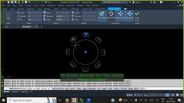 MODIFY TOOL PART1 DAY3 IN AUTOCAD смотреть онлайн