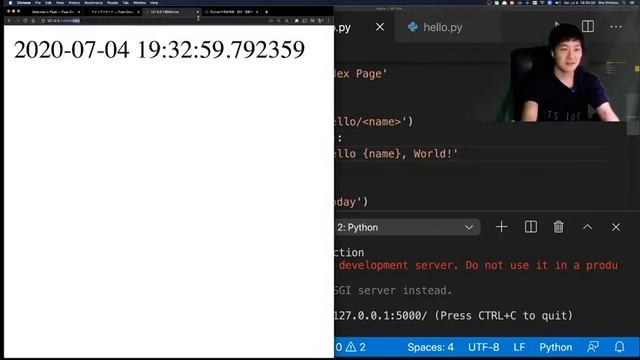 【Flaskチュートリアル】PythonでWeb開発ハンズオン①【YouTubeLIVE】 смотреть онлайн