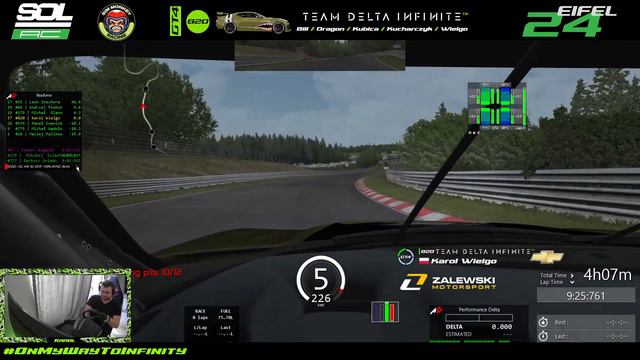 SOL Endurance | #820 Team Delta Infinite x SMR | Live Onboard | Camaro GT4 | Part 3 смотреть онлайн