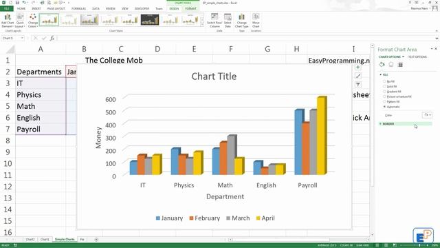 Easy Excel Tutorial - Formatting Excel Charts (19) смотреть онлайн