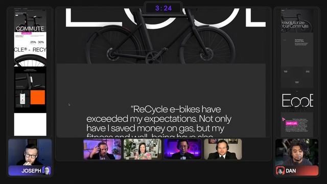 RDL 2 - FINAL: Joseph Berry vs Dan Mall | E-Bike Minimal Big Type | Web Design Esports on Figma смотреть онлайн