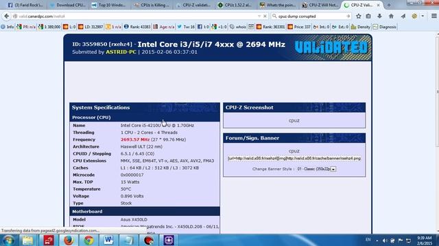How To Validate CPU Z New Vesion