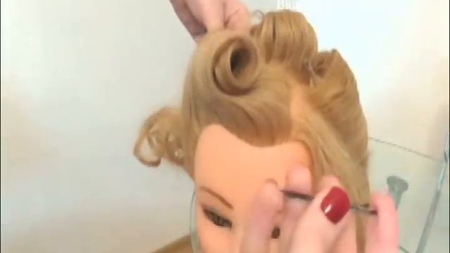 Причёска в стиле: Pin up. Видео-урок смотреть онлайн