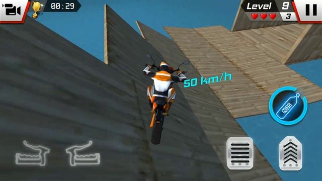 Racing On Bike Free Gameplay - Impossible Death tracks - Bike stunts 3D - games for android смотреть онлайн