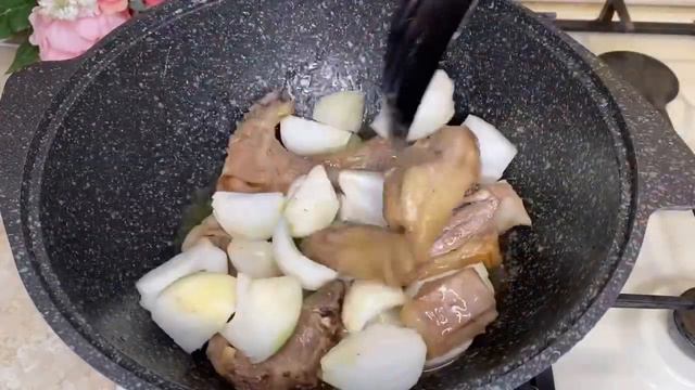 Узбекское блюдо-НОН БОСТИ! Аж слюнки текут!