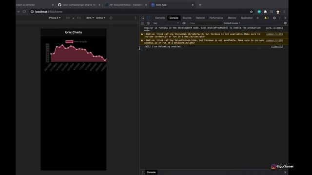 Adicionando gráficos no seu app com Ionic 5 e Chart.js смотреть онлайн